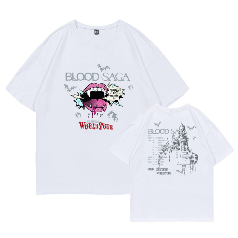Retro Vintage Korean Fashion - T-shirt Grafica 2026 Tour Concert Boy