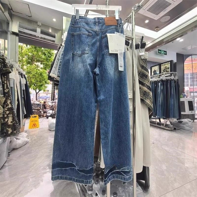 Retro Vintage Korean Fashion - Pantaloni larghi da donna Harajuku retrò