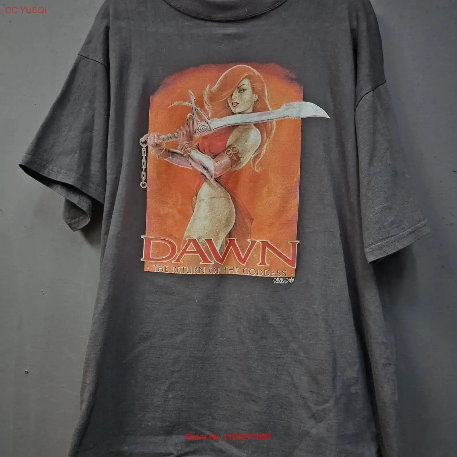 Vintage Fashion Victim - T-shirt vintage anni '90 Dawn, taglia