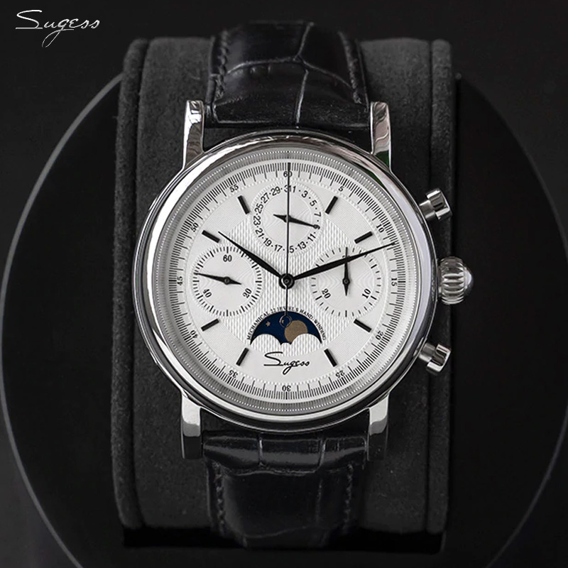 Vintage Fashion Complete - Orologio da Uomo Sugess con Movimento
