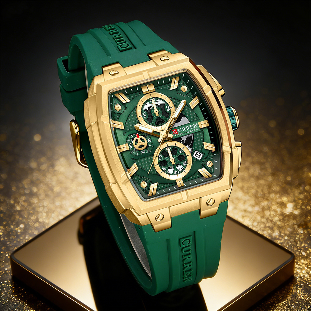 Vintage Fashion Aesthetic - CURREN Orologio vintage di lusso da