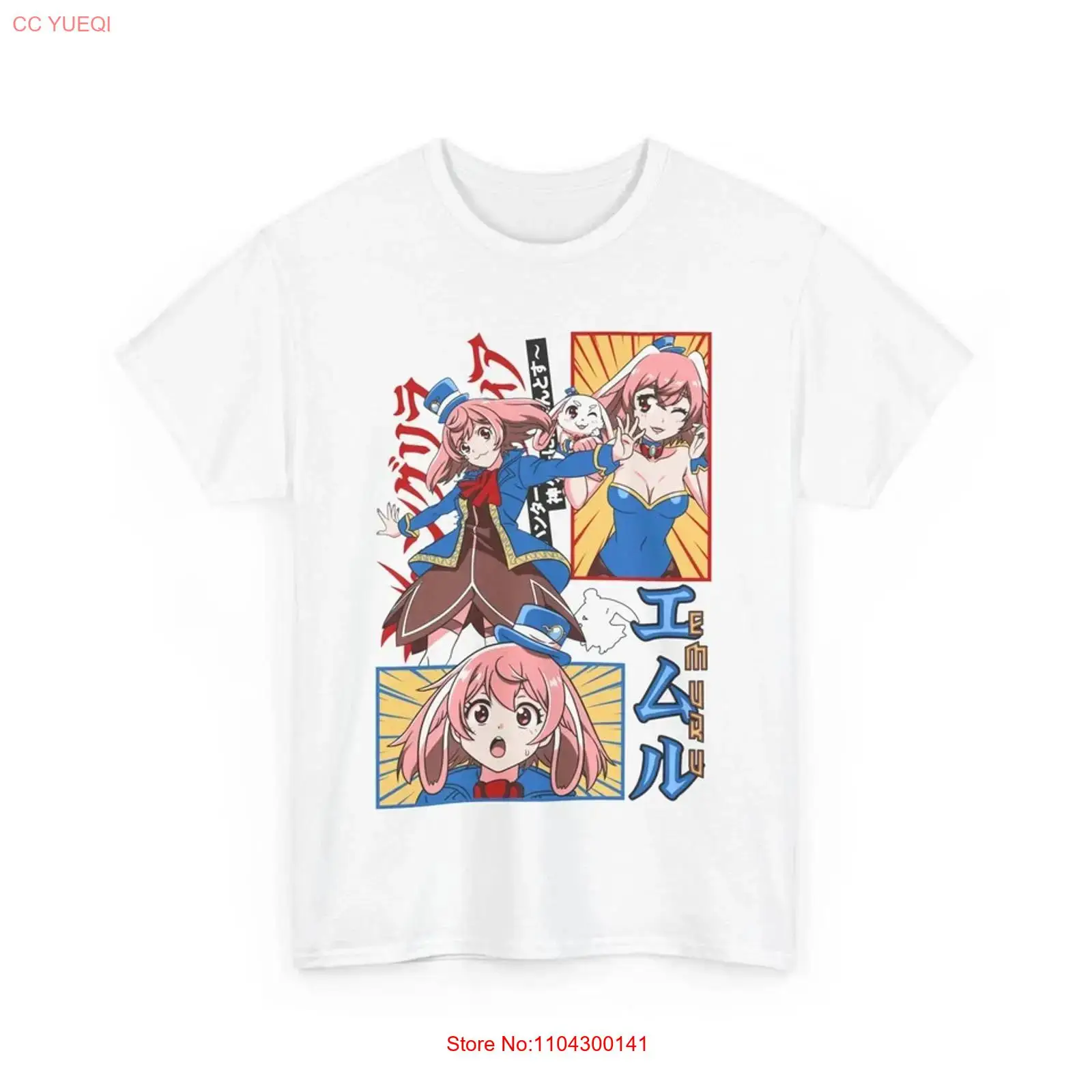 Vintage Fashion La - T-shirt Shangri La Frontier Bunny Anime
