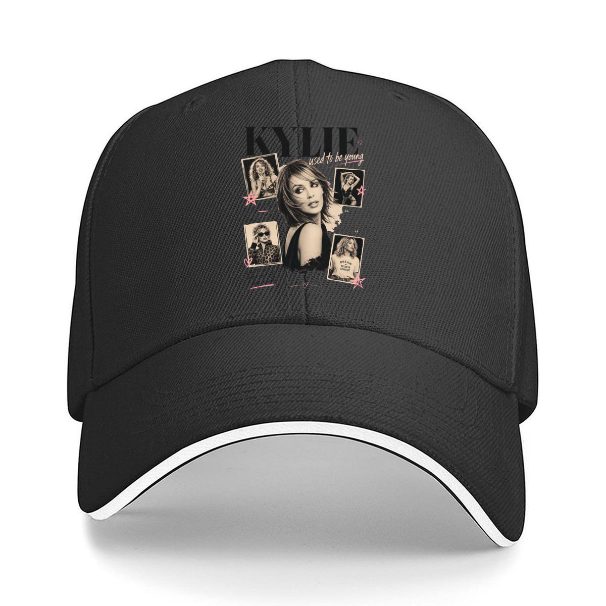 Vintage Fashion Editorials - Cappello Hip Hop con collage di