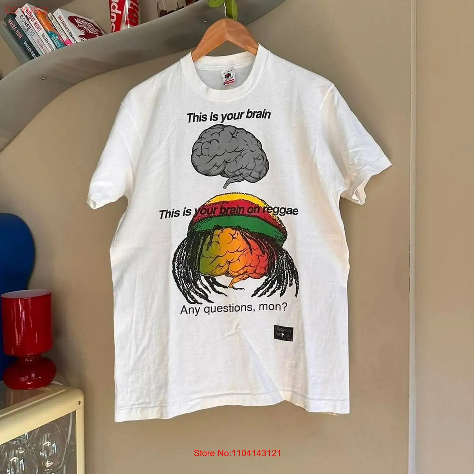 Vintage Fashion Victim - T-shirt vintage 1990 Fashion Victim Reggae