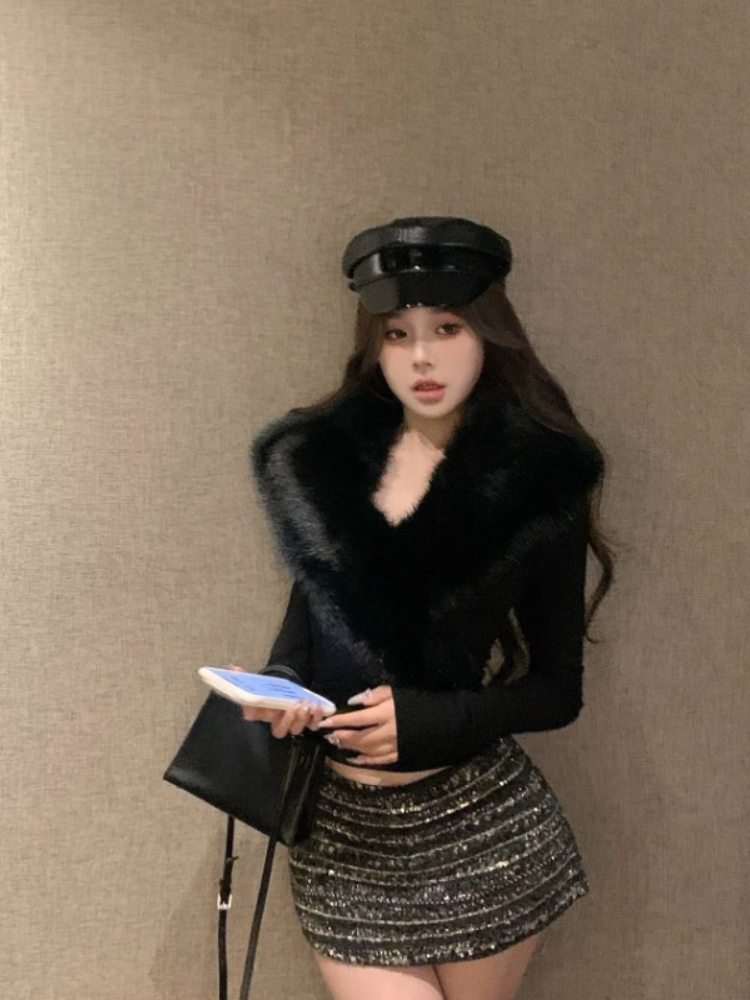 Retro Vintage Korean Fashion - Maglioni a maniche lunghe invernali di