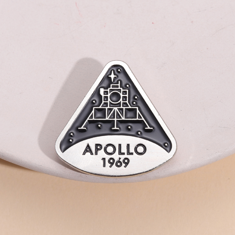Vintage Fashion Research - Programma spaziale Astronauti Spille smaltate Aviation