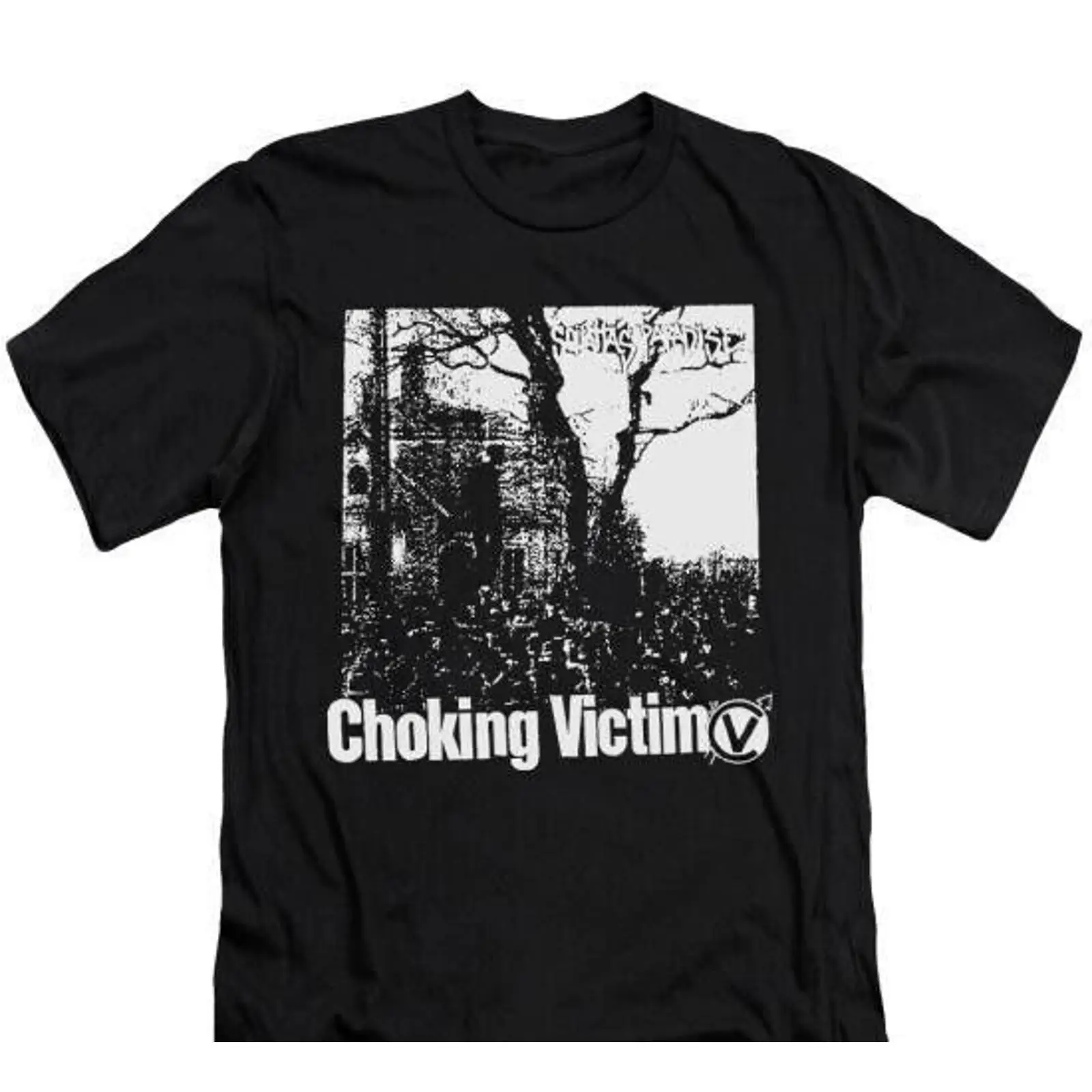 Vintage Fashion Victim - Choking Victim Squattas Paradise T-shirt unisex