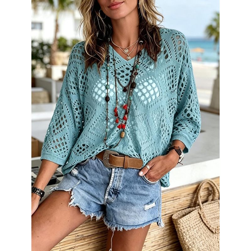 Top Copricostume da Donna all' - Crochet Top Boho recensione e prezzo