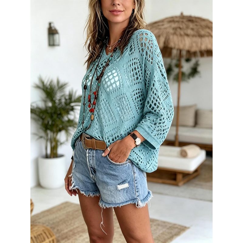 Top Copricostume da Donna all' - Crochet Top Boho recensione e prezzo
