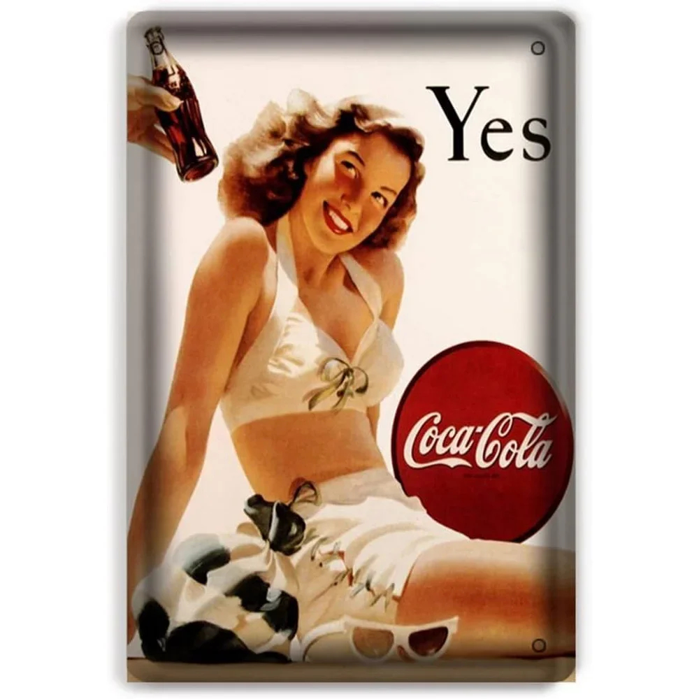 Insegna in Metallo Vintage 'No - Vintage Fashion Posters recensione e prezzo