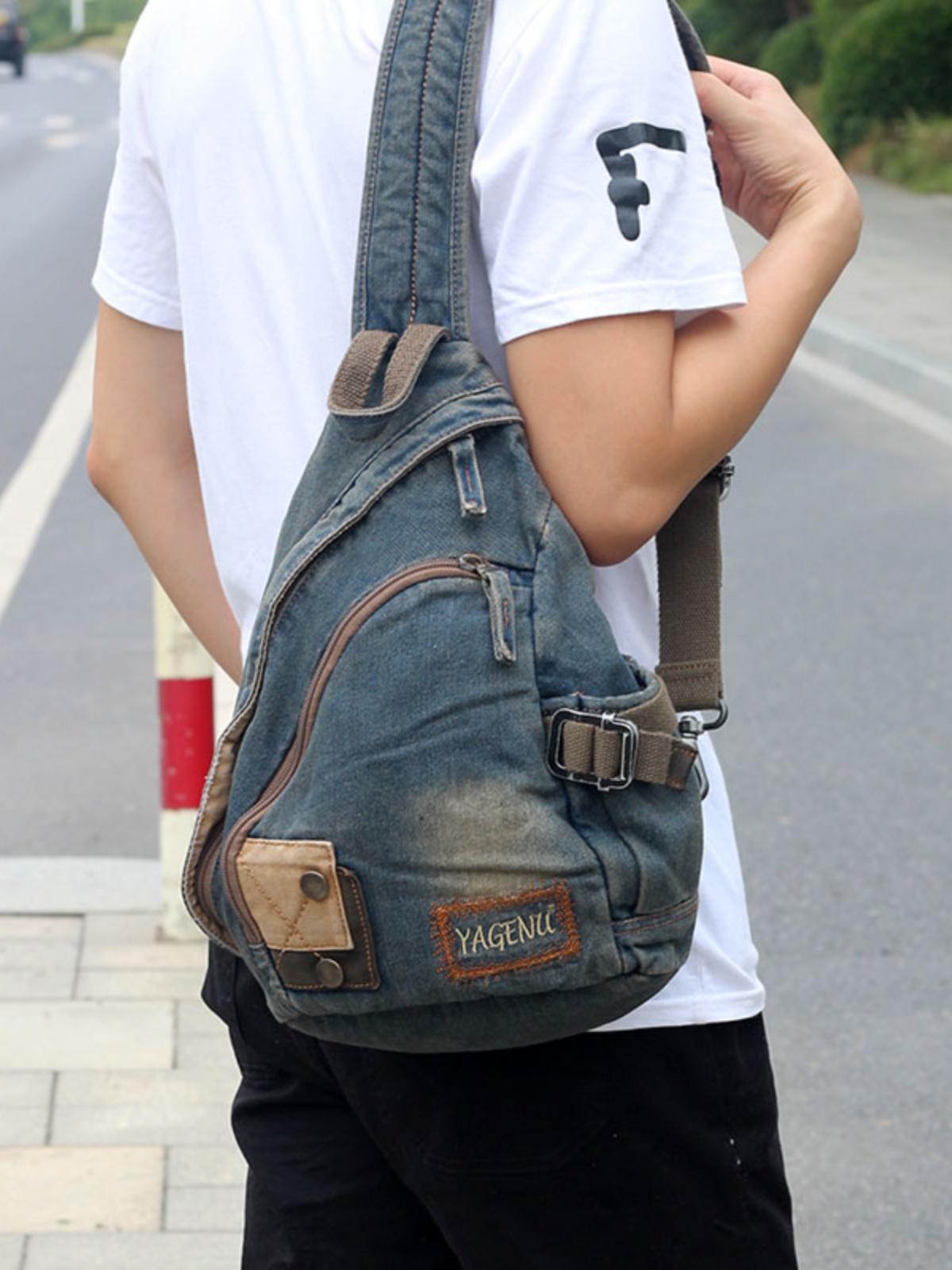 Borsa a Tracolla in Denim Retr - Retro Vintage Korean Fashion recensione e prezzo