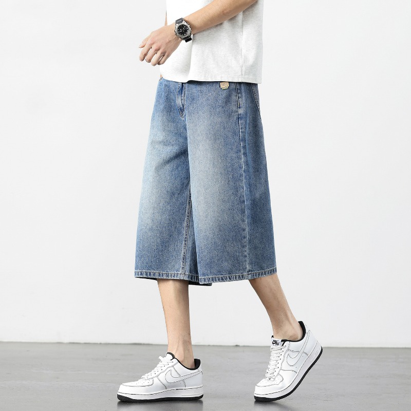 Jeans Corti in Denim Vintage A - Retro Vintage Korean Fashion recensione e prezzo