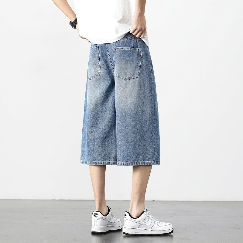 Jeans Corti in Denim Vintage A - Retro Vintage Korean Fashion recensione e prezzo