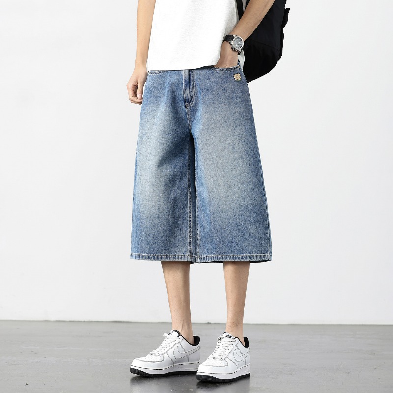 Jeans Corti in Denim Vintage A - Retro Vintage Korean Fashion recensione e prezzo