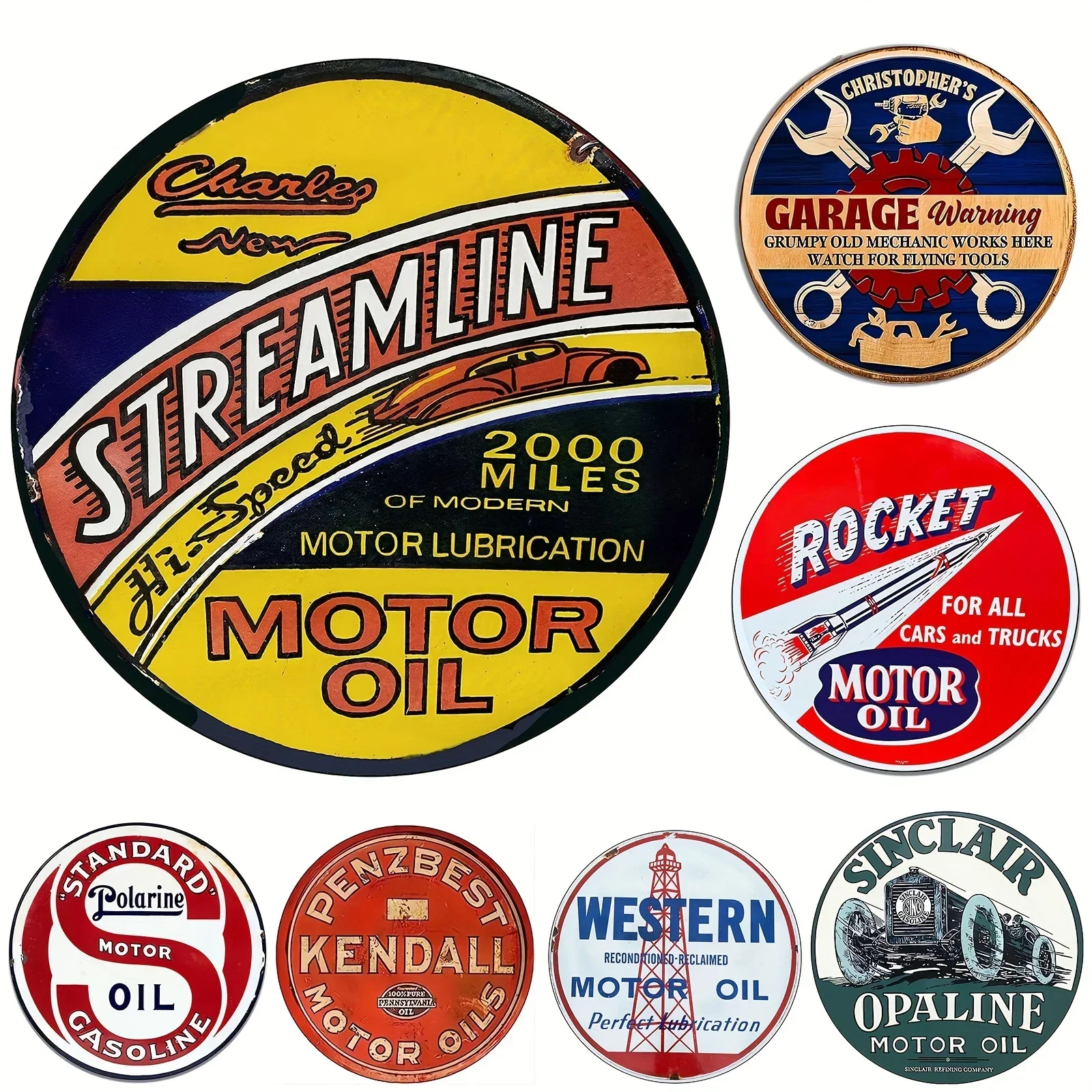 Targa per olio motore vintage  - Vintage Fashion Posters recensione e prezzo
