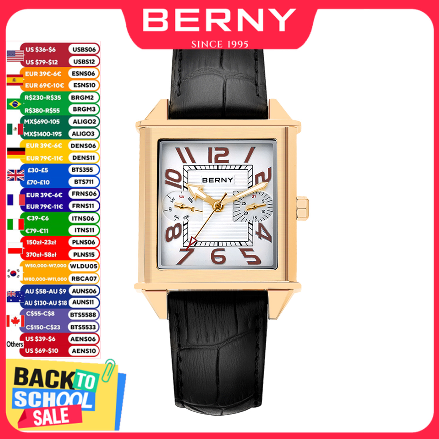 BERNY 6P25 Orologio al Quarzo  - Vintage Fashion Complete recensione e prezzo