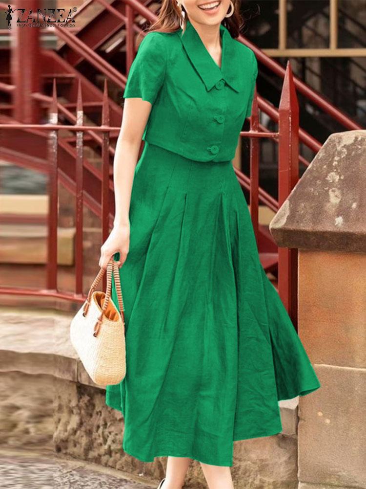 ZANZEA Set da due pezzi da don - Vintage Fashion Fabrics recensione e prezzo