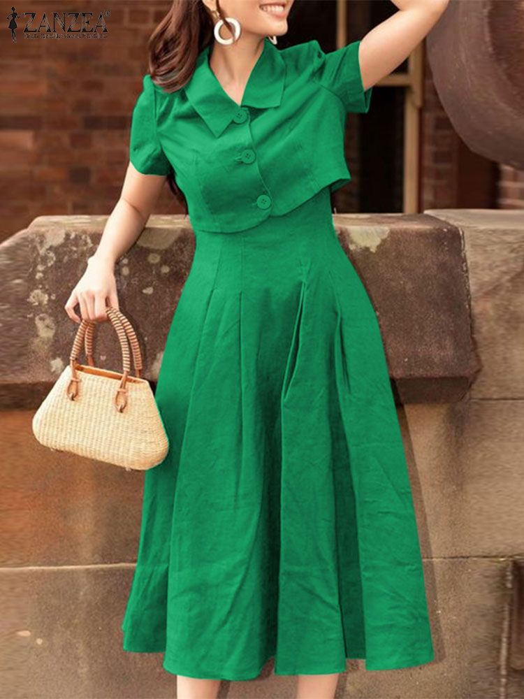 ZANZEA Set da due pezzi da don - Vintage Fashion Fabrics recensione e prezzo