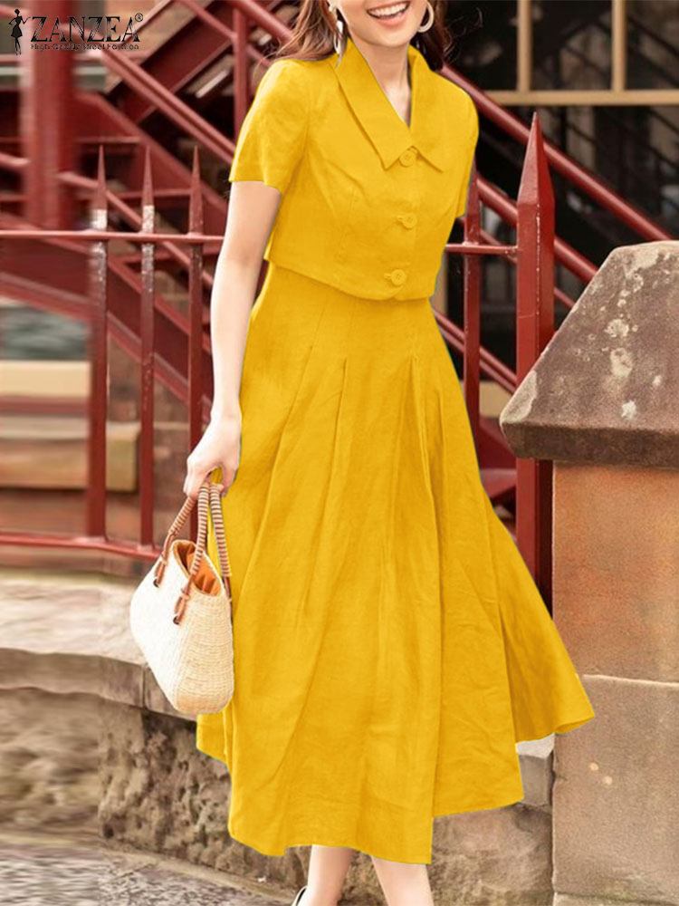ZANZEA Set da due pezzi da don - Vintage Fashion Fabrics recensione e prezzo