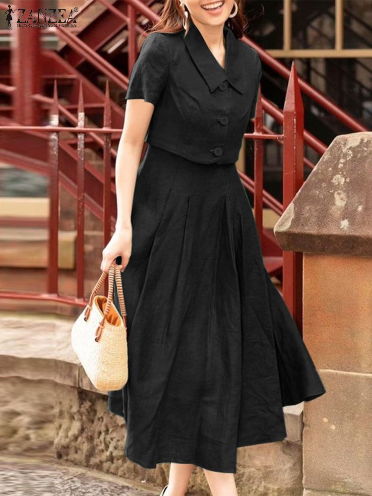 ZANZEA Set da due pezzi da don - Vintage Fashion Fabrics recensione e prezzo