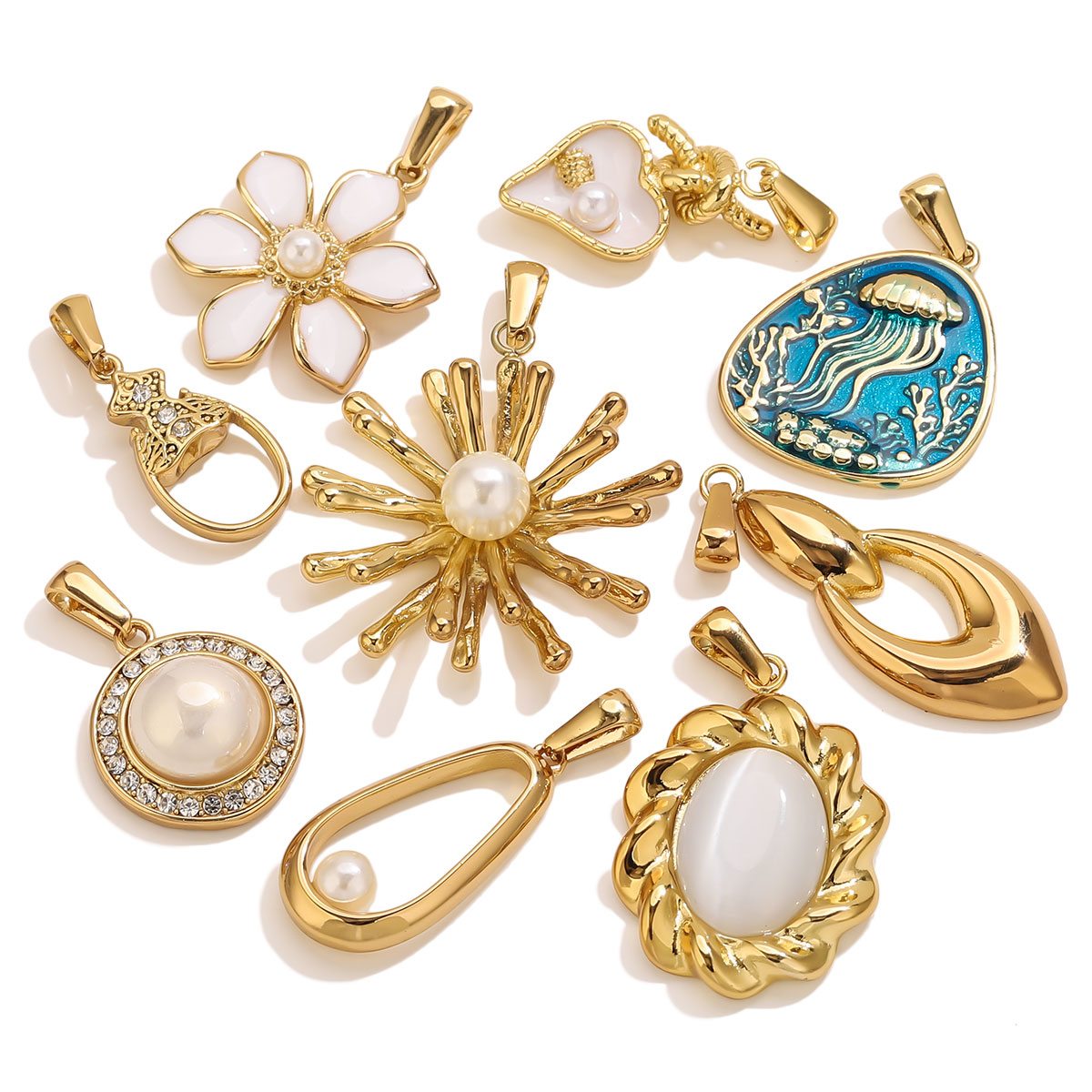 1 Pezzo Ciondolo a Forma di Fi - Vintage Fashion Jewelry recensione e prezzo