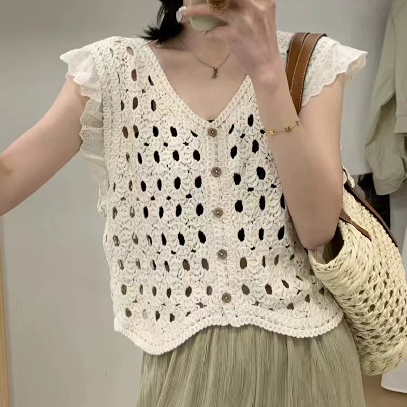 Gilet all'uncinetto con volant - Crochet Top Boho recensione e prezzo