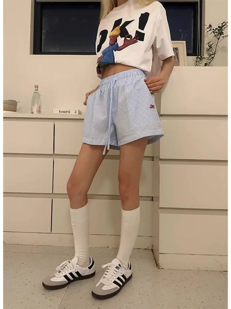 Pantaloncini a righe Y2k Capis - Retro Vintage Korean Fashion recensione e prezzo