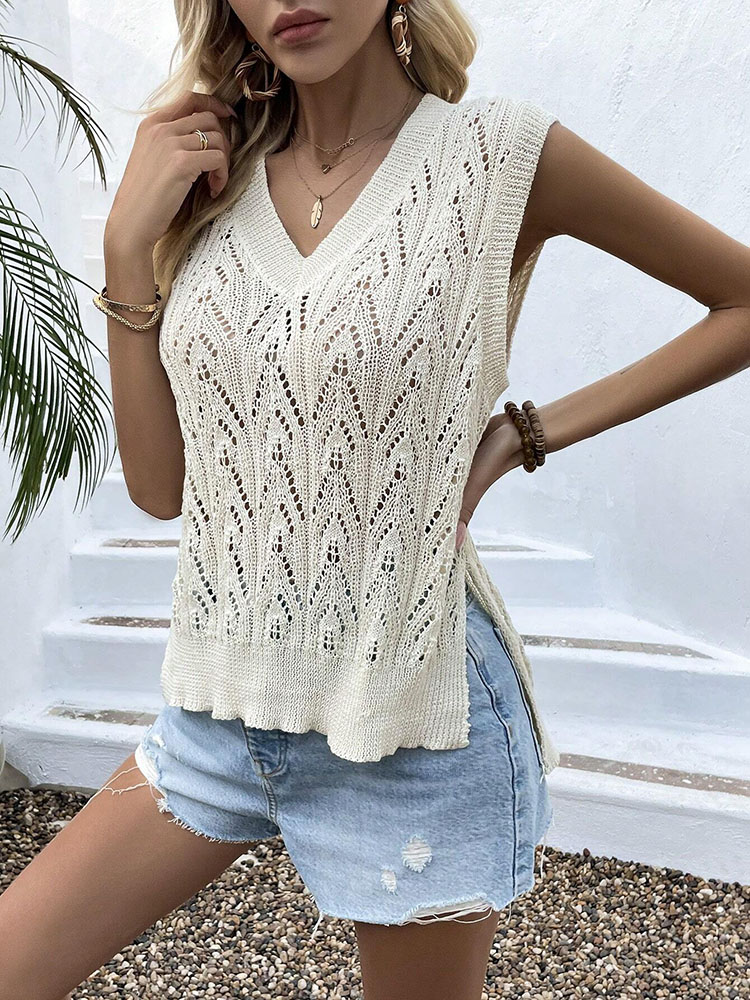 Top da donna beige all'uncinet - Crochet Top Boho recensione e prezzo