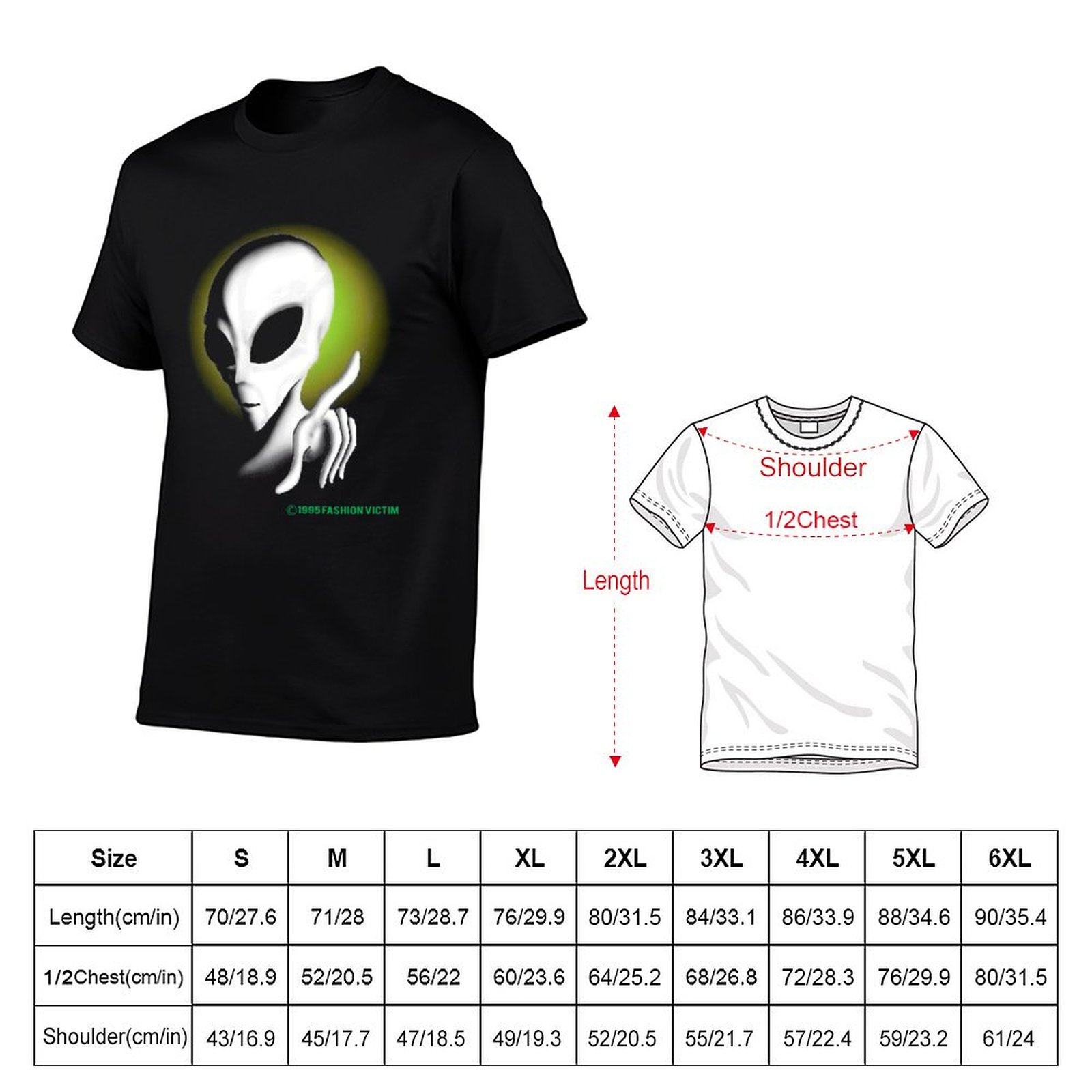 1995 ALIEN Vintage Glow In The - Vintage Fashion Victim recensione e prezzo