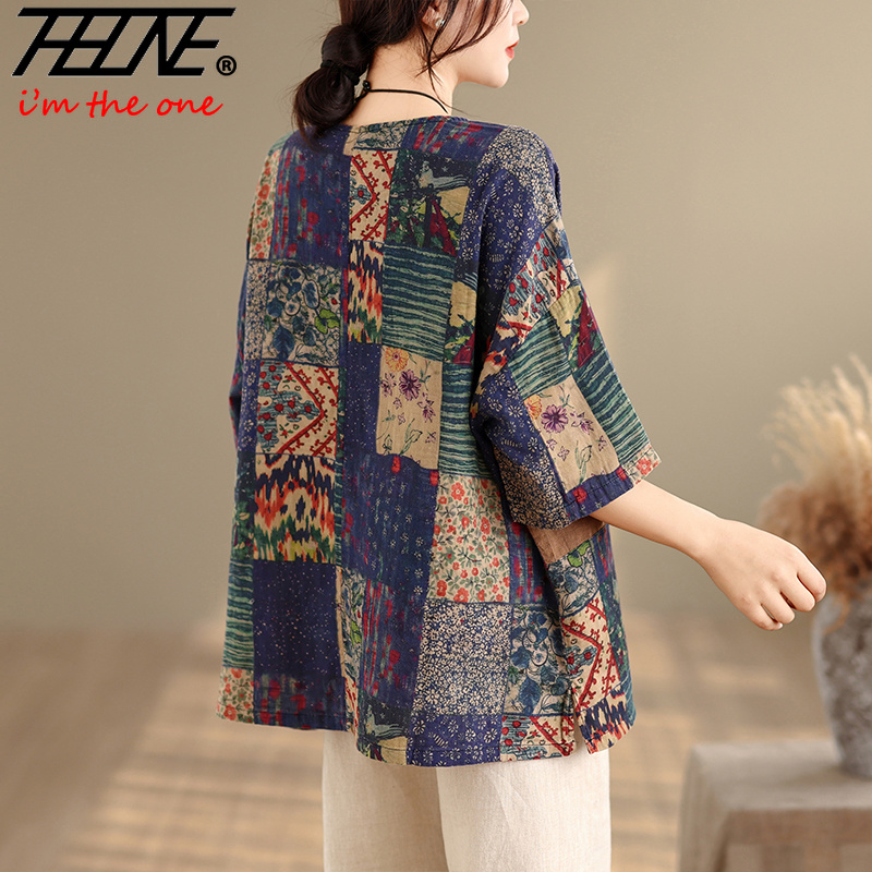 THHONE Blusa Estiva da Donna T - Vintage Fashion Fabrics recensione e prezzo