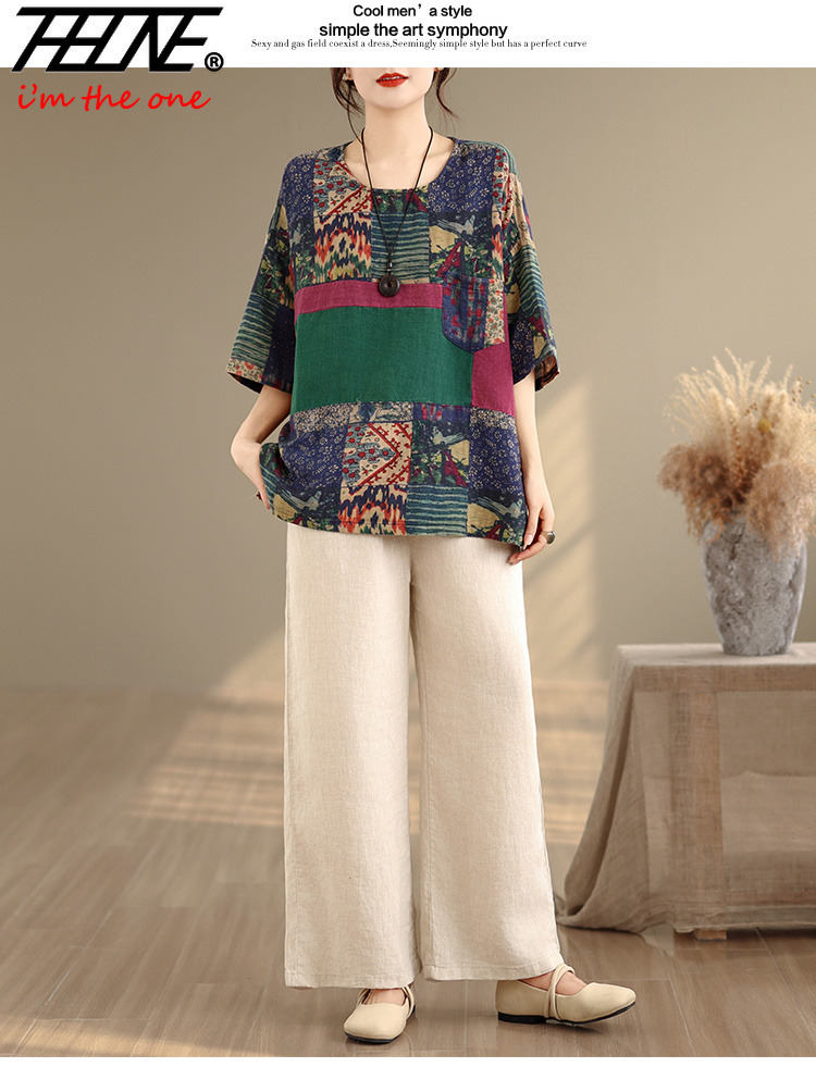 THHONE Blusa Estiva da Donna T - Vintage Fashion Fabrics recensione e prezzo