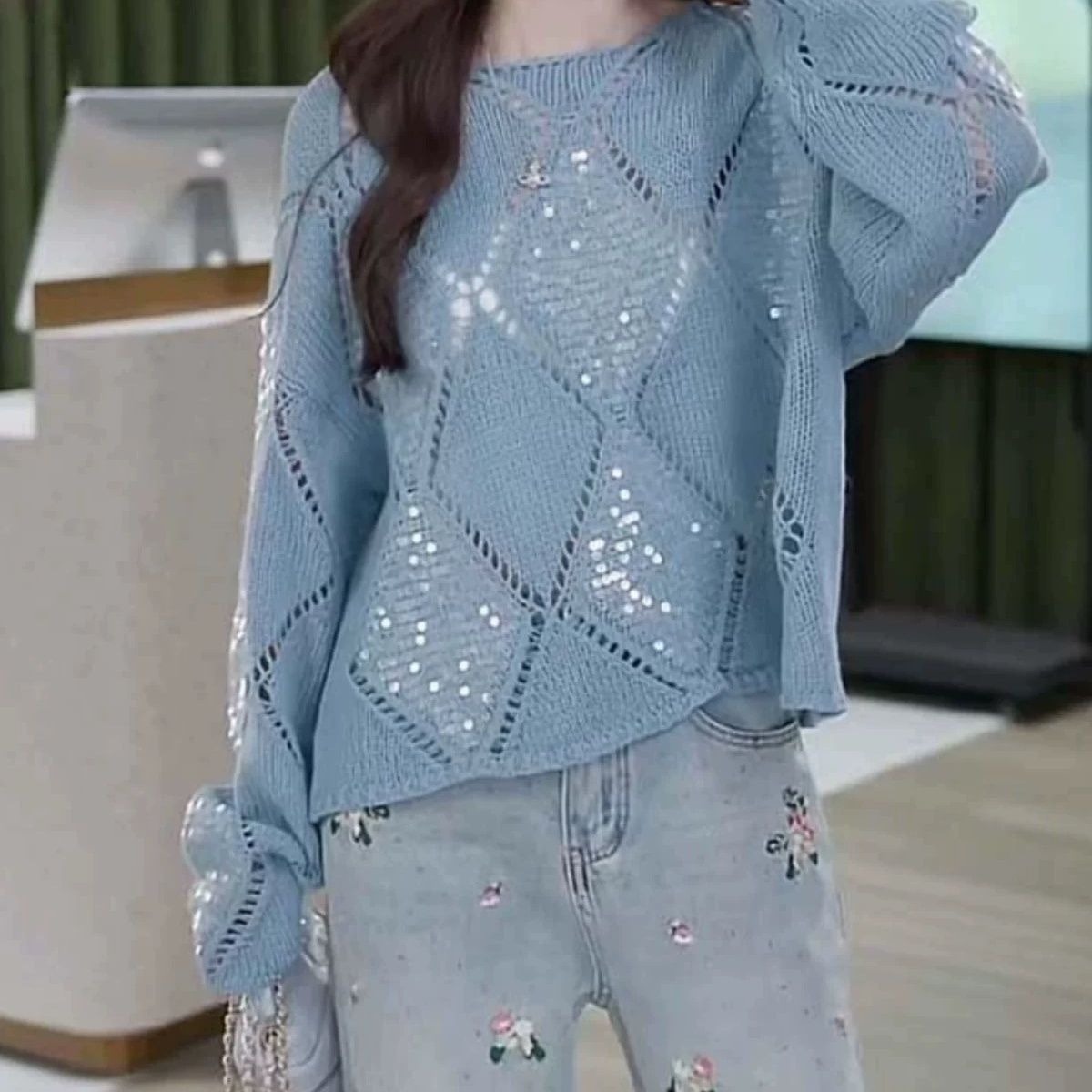Maglione da donna Boho Chic a  - Crochet Top Boho recensione e prezzo