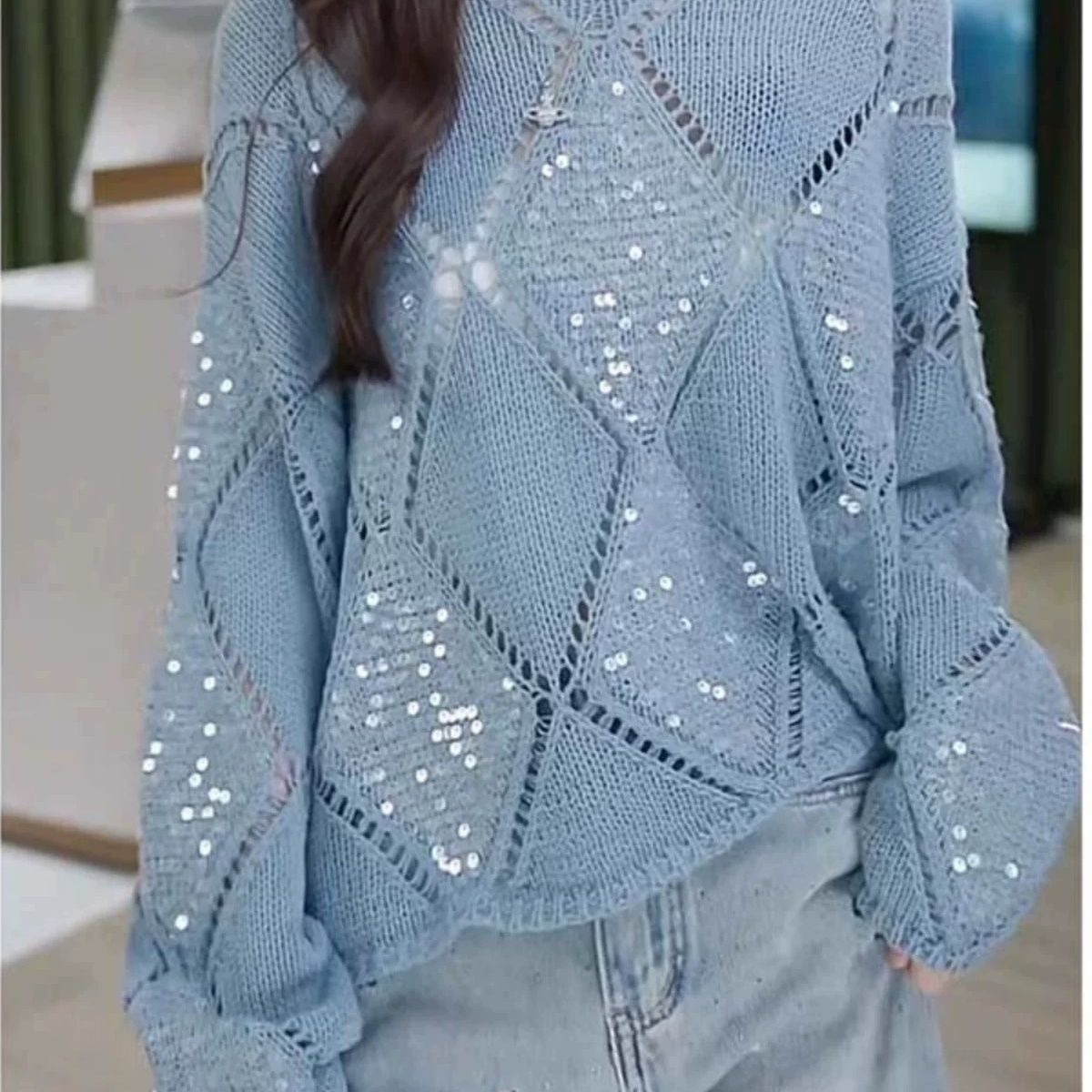 Maglione da donna Boho Chic a  - Crochet Top Boho recensione e prezzo