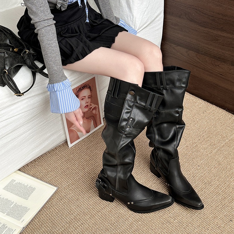 Stivali da donna Stivali weste - Vintage Fashion Aesthetic recensione e prezzo