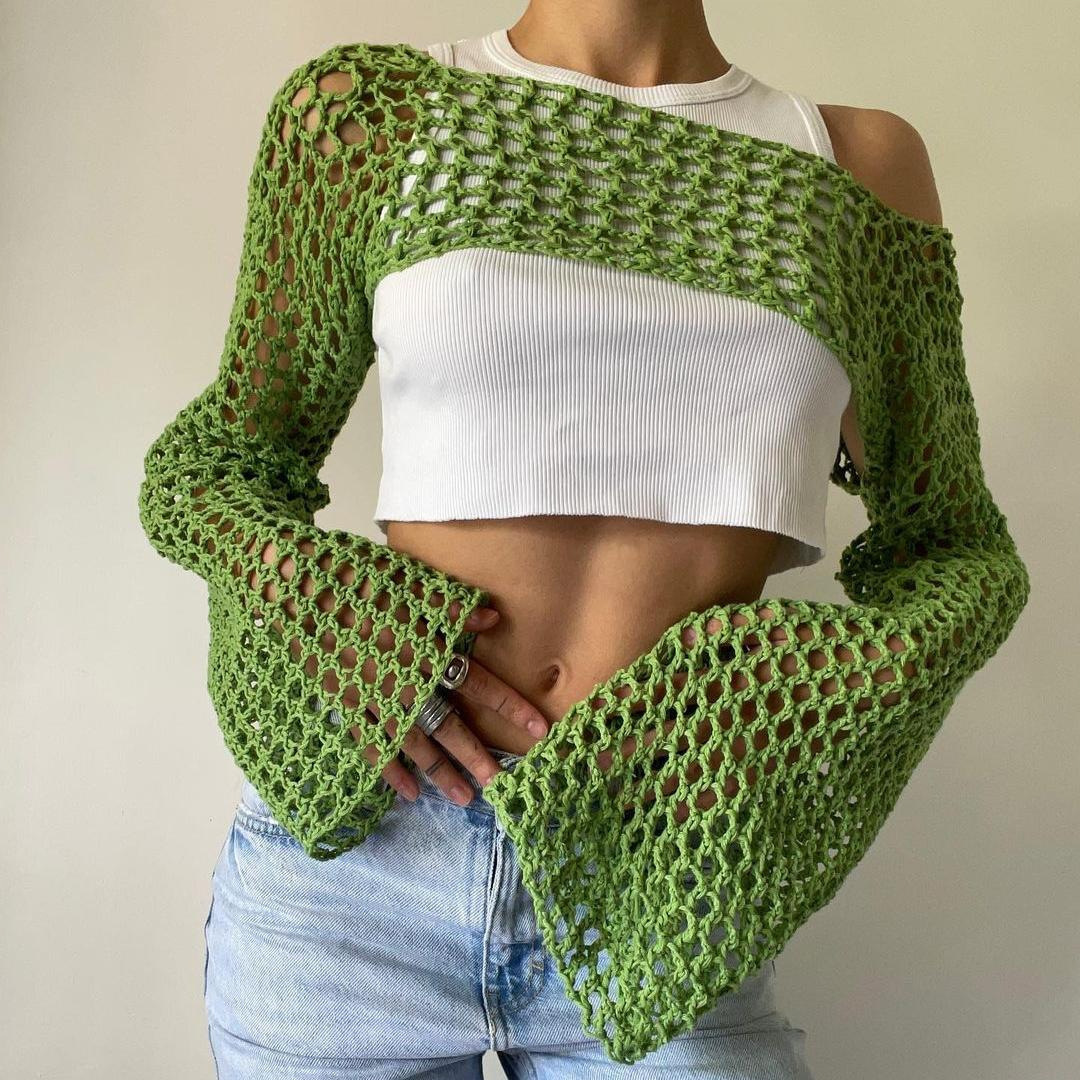 Top corto all'uncinetto a mani - Crochet Top Boho recensione e prezzo