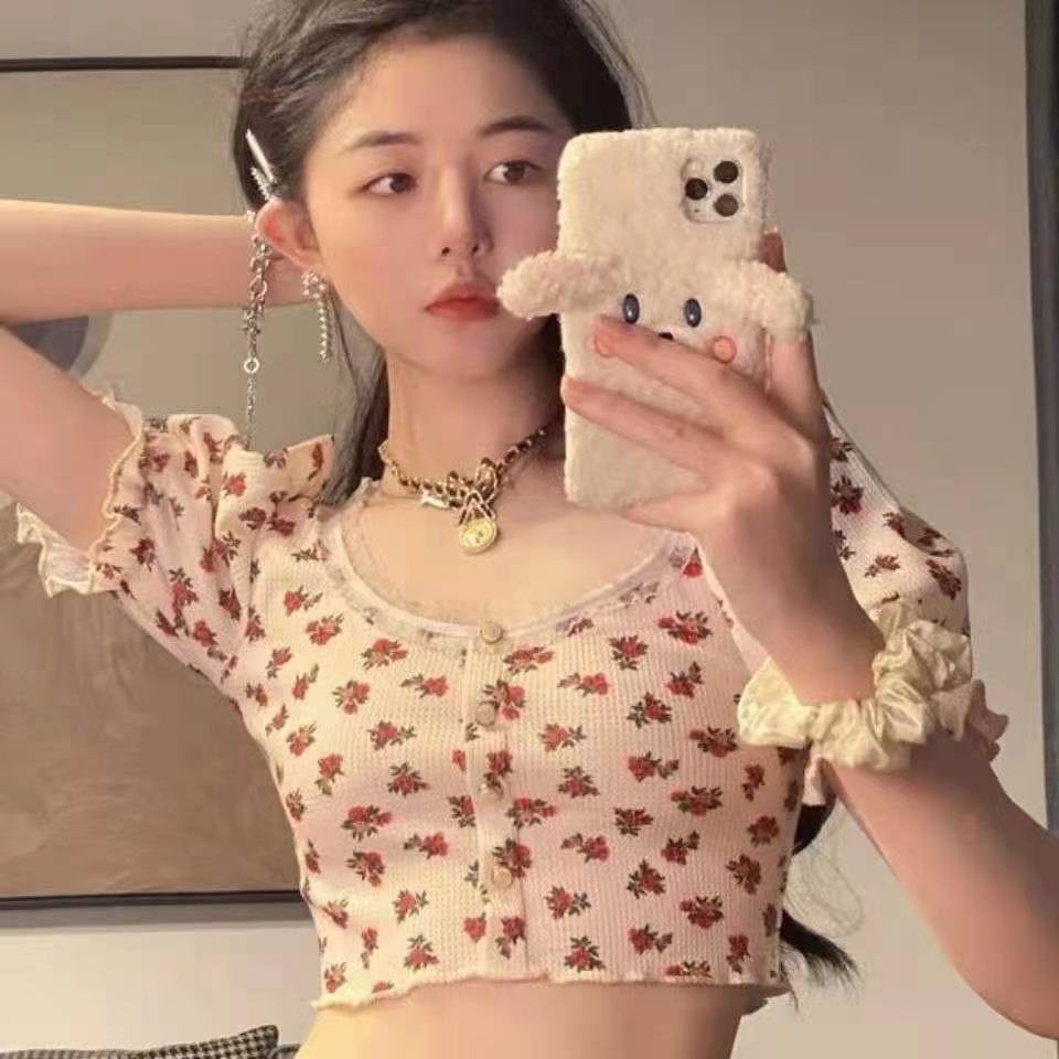 T-Shirt Floreale Giapponese St - Retro Vintage Korean Fashion recensione e prezzo