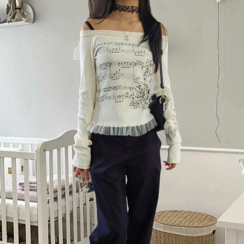 Autunno Y2K Harajuku Retro T-s - Retro Vintage Korean Fashion recensione e prezzo