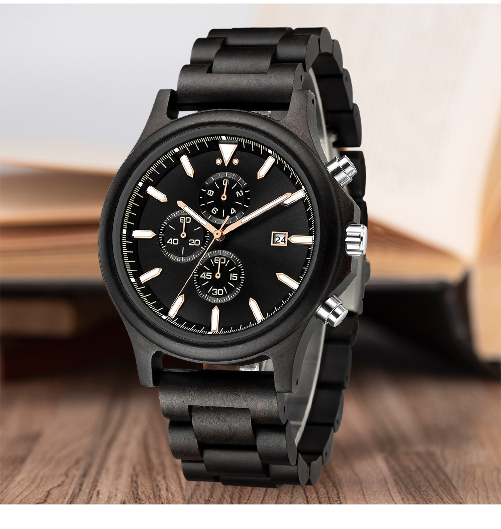Orologio in Legno da Uomo, Oro - Vintage Fashion Complete recensione e prezzo