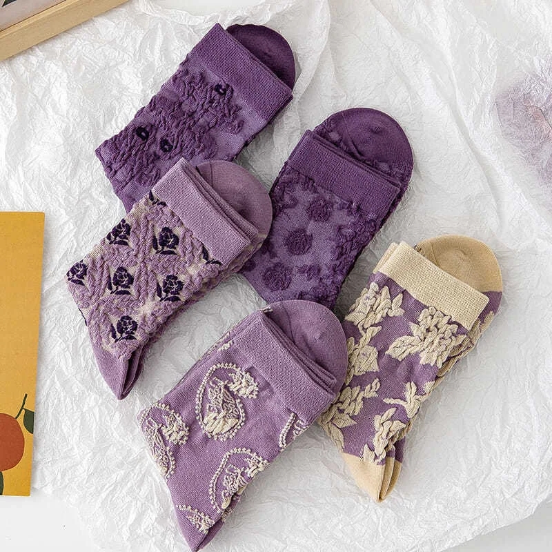 Calzini in cotone da donna con - Retro Vintage Korean Fashion recensione e prezzo