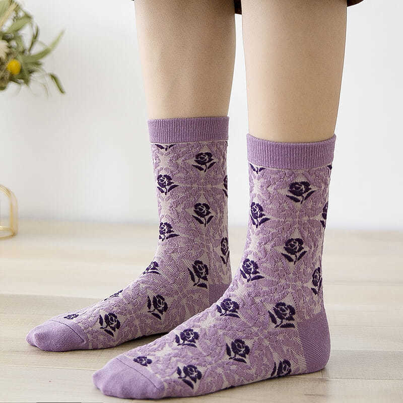Calzini in cotone da donna con - Retro Vintage Korean Fashion recensione e prezzo