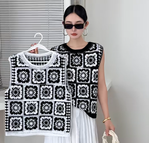 Top all'uncinetto Granny Squar - Crochet Top Boho recensione e prezzo