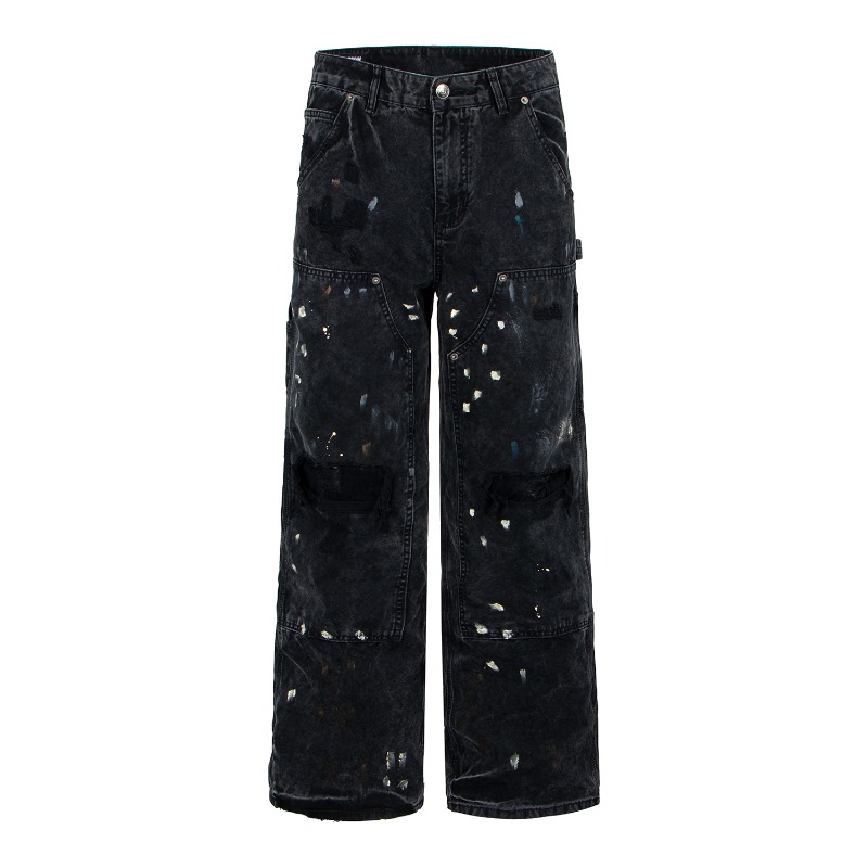 Jeans Larghi Strappati Stile R - Retro Vintage Korean Fashion recensione e prezzo